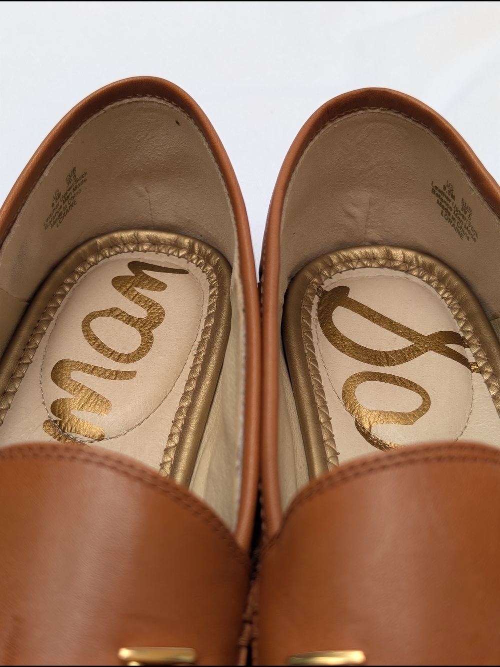 Sam Edelman Loraine Brown Leather Horsebit Loafers 9.5 - Picture 5 of 12